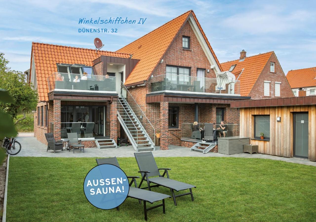 Winkelschiffchen IV Mit Sauna Juist Exteriör bild